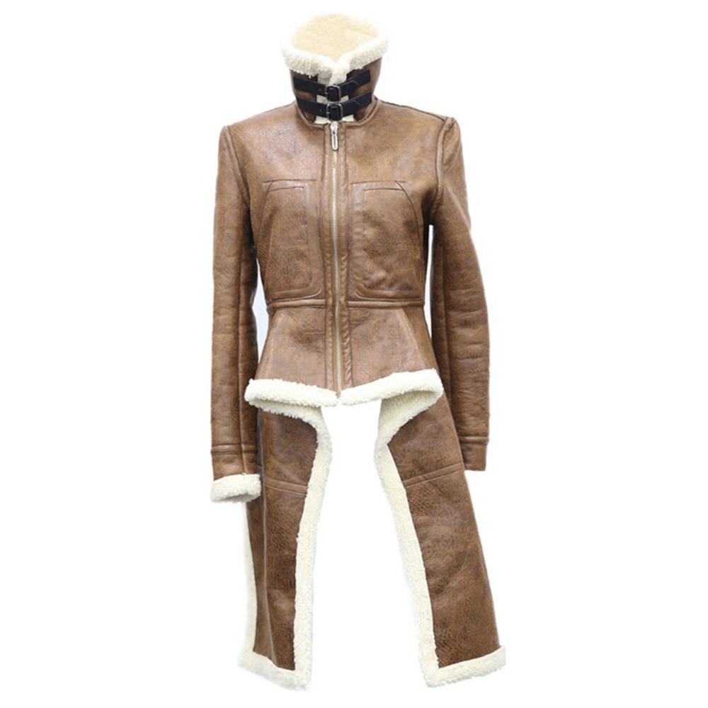 🆕 The EVODIA Fleece Lined Distressed Coat - Picture 7 of 8